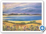 Achterwasser am Loddiner Höwt -- 19 x 39 Pastellkreide