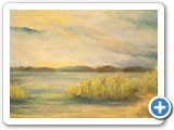 Achterwasser am Mövenort -- 19 x 39 Pastellkreide