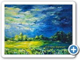 Blue Summer -- Acryl auf Leinen 70 x 50 (in Privatbesitz)