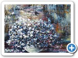 Blüten 1 -- Acryl auf Leinen 24 x 30