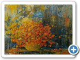 Blüten 2 -- Acryl auf Leinen 24 x 30