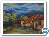 Dorf in der Prignitz 2 -- 29 x 22 Pastellkreide