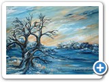 Eisbaum -- Acryl auf Canvas Board 60 x 40 (in Privatbesitz)