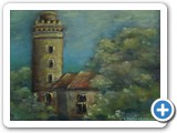 Ferberturm -- 24 x 31 Pastellkreide (in Privatbesitz)