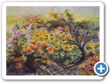 Helmi's Garten -- 19 x 24 Ölpastell (in Privatbesitz)