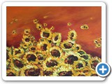 Herbstsonne -- Acryl auf Leinen 80 x 60 (in Privatbesitz) 