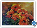 Klatschmohn -- Acryl auf Canvas Board 70 x 50 (in Privatbesitz)