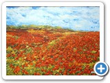 Am Mohnfeld -- Acryl auf Leinen 60 x 40 (in Privatbesitz)
