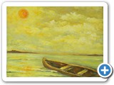 Sonnenaufgang -- Oel auf Canvas Board 40 x 40