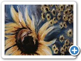 Sonnenblumen -- 20 x 30 Pastellkreide