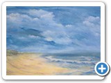 Strand bei Peenemünde Kienheide -- 19 x 39 Pastellkreide