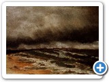Strand am Morgen -- 15 x 20 Pastellkreide
