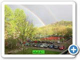 Regenbogen über der Oderbruchkippe