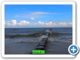 Wellenbrecher auf Usedom