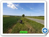 Bildmitte Rockhausen - geografischer Mittelpunkt von Thüringen