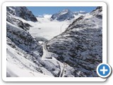 Pitztal auf dem Jägersteig - Blick zum Mittelbergferner